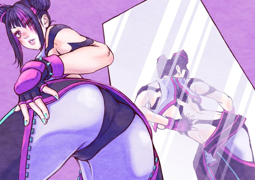 han juri (street fighter and 1 more) drawn by delarocha82