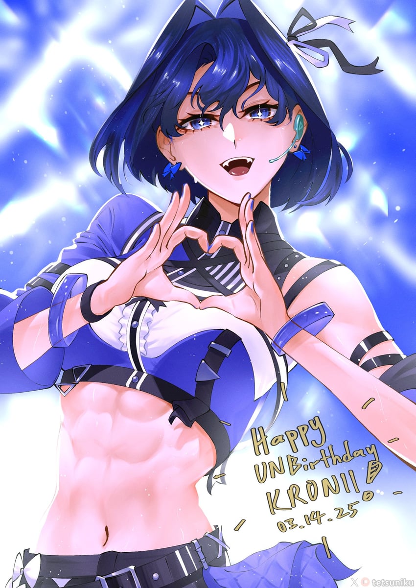 ouro kronii (hololive and 1 more) drawn by tetsuniku