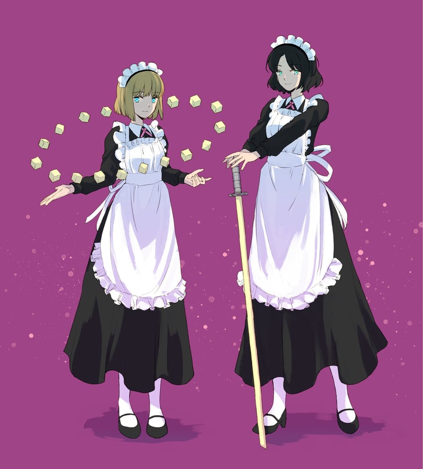 nasu rei and kumagai yuuko (world trigger) drawn by seto_taichi