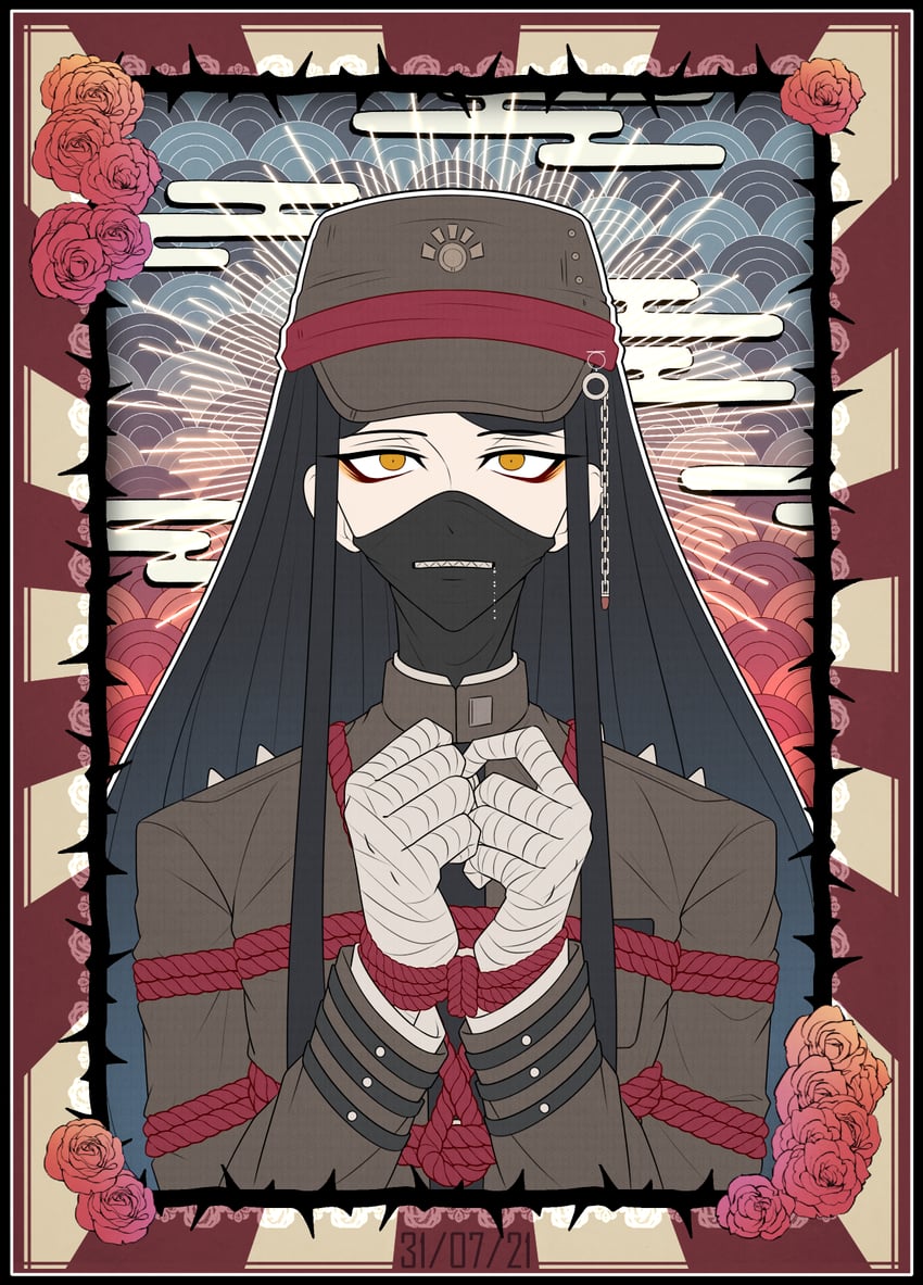 shinguji korekiyo (danganronpa and 1 more) drawn by purplesound