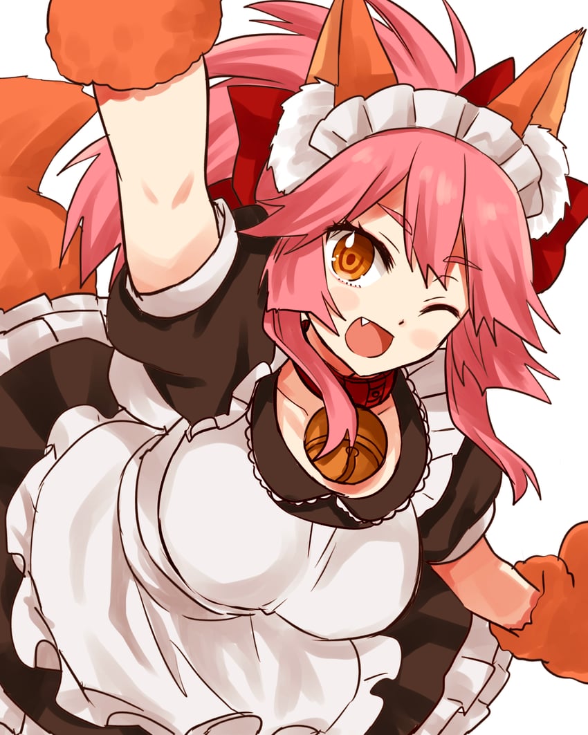 tamamo and tamamo cat (fate and 1 more) drawn by izumi_minami