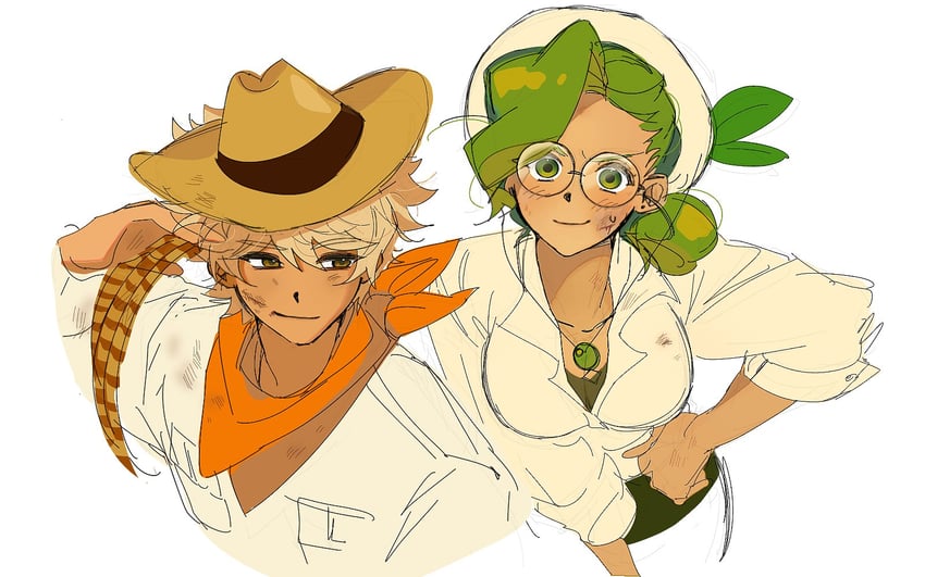 adventurer cookie and olive cookie (cookie run and 1 more) drawn by ponong