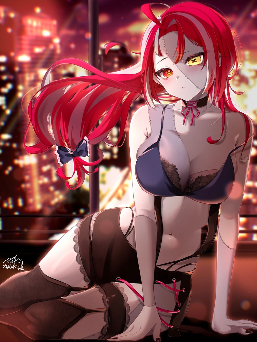 kureiji ollie and sallie (hololive and 1 more) drawn by maka_aratame