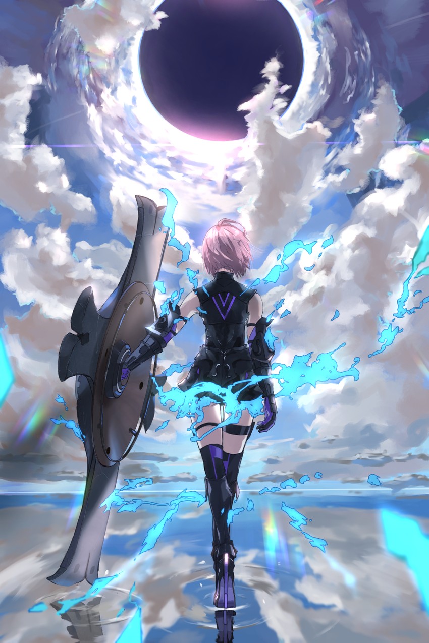 mash kyrielight (fate and 1 more) drawn by neko_no_kedama