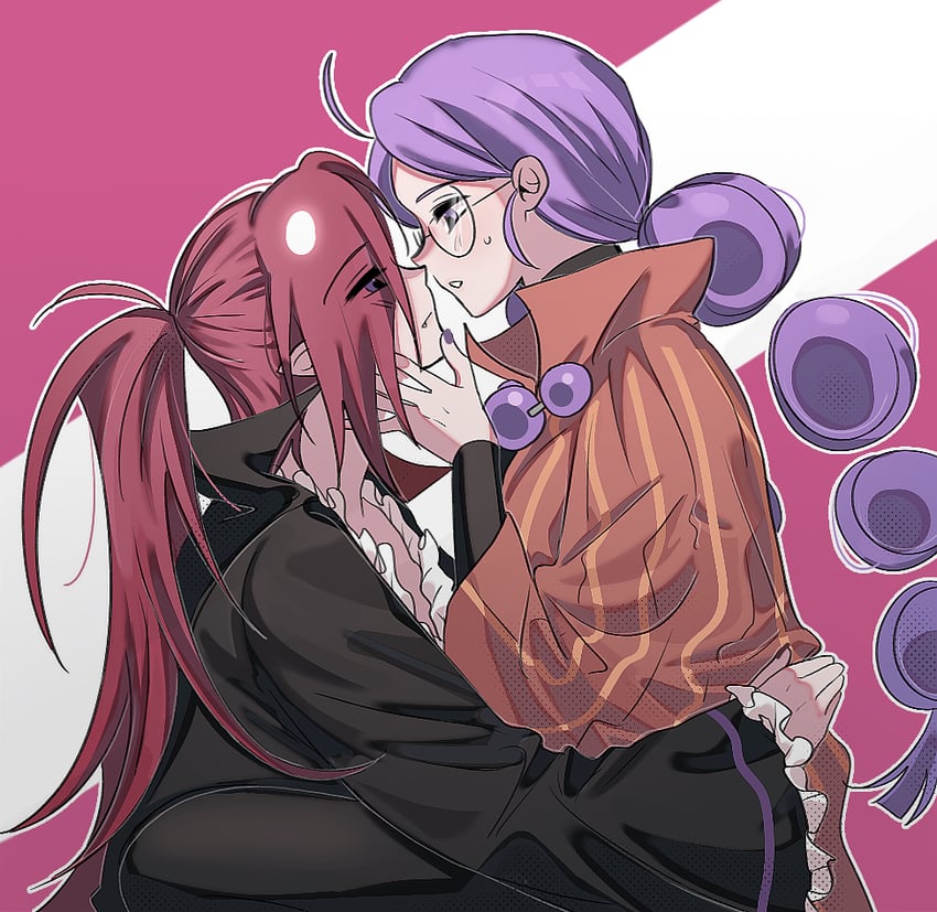 vampire cookie and alchemist cookie (cookie run) drawn by ponong
