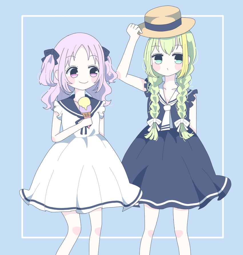 alina gray and misono karin (mahou shoujo madoka magica and 1 more) drawn by healthy_umasi