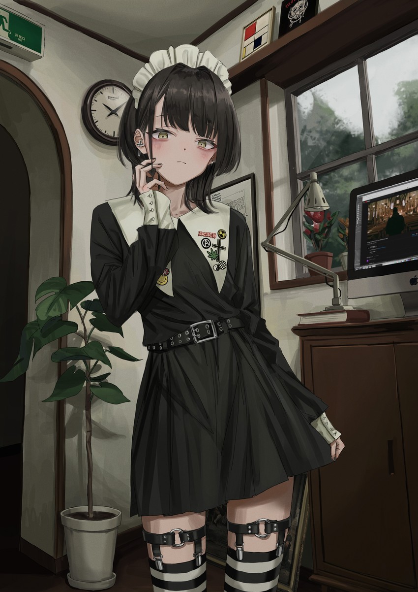 tanaka kyouko (original and 3 more) drawn by gishiki_(gshk)
