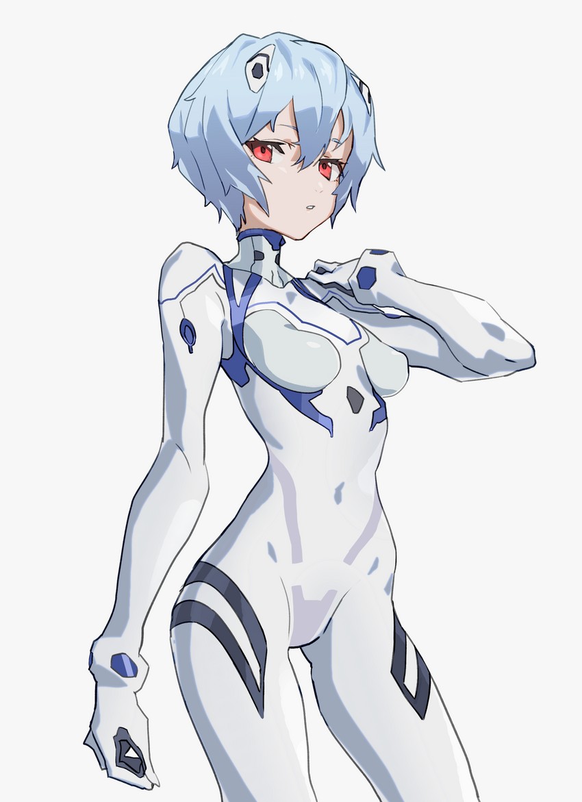 ayanami rei (neon genesis evangelion and 2 more) drawn by cancell