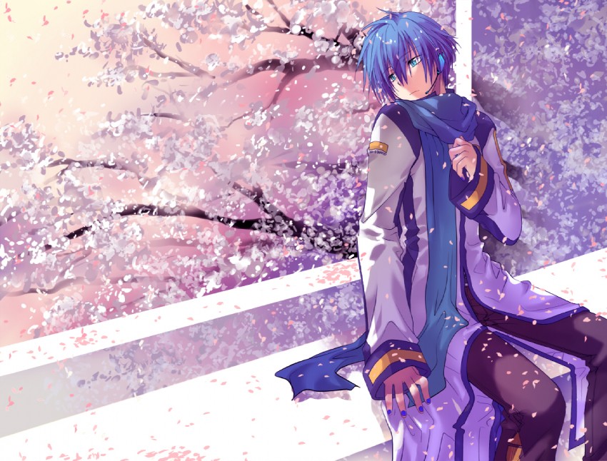kaito (vocaloid) drawn by shirotsugu