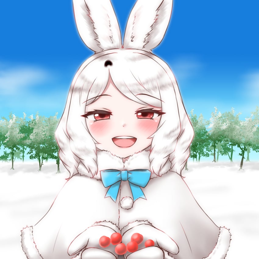 arctic hare (kemono friends and 1 more) drawn by mabuta_(mbt)