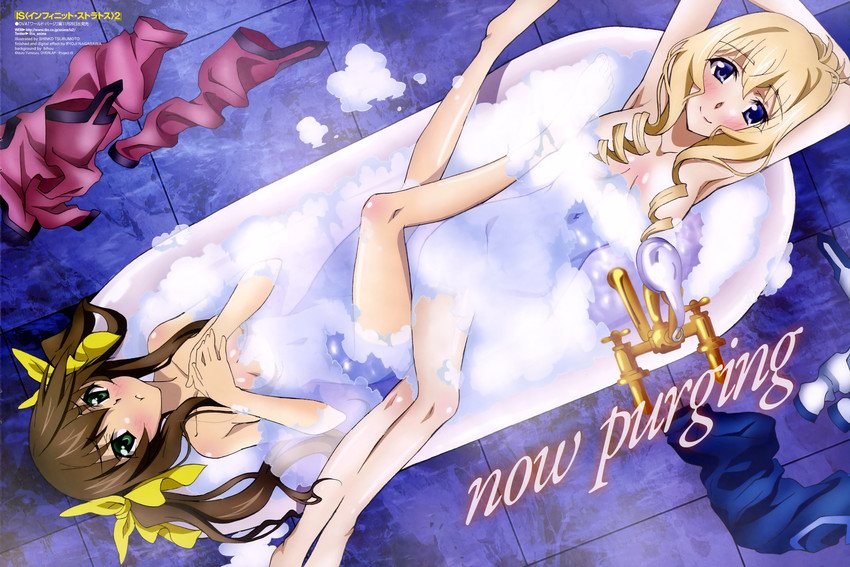 cecilia alcott and huang lingyin (infinite stratos and 1 more) drawn by tsurumoto_shinko