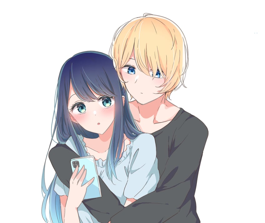 hoshino aquamarine and kurokawa akane (oshi no ko) drawn by fu7