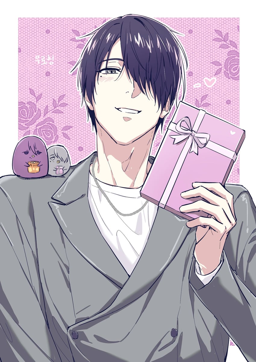 murasakibara atsushi and himuro tatsuya (kuroko no basuke) drawn by tmcks_912