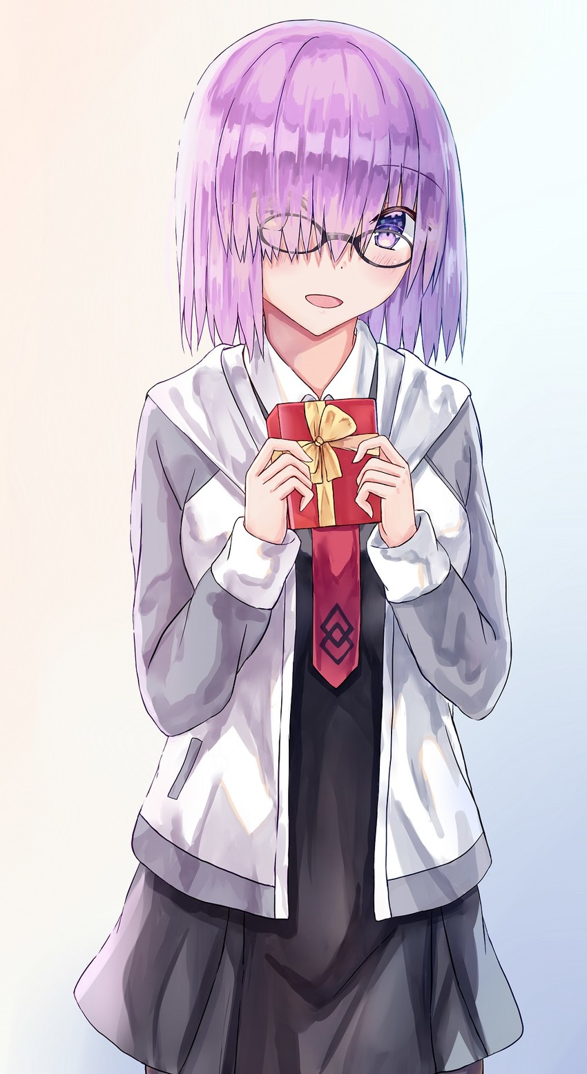mash kyrielight (fate and 1 more) drawn by akaya_(pixiv20545353)