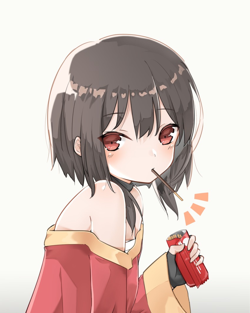 megumin (kono subarashii sekai ni shukufuku wo!) drawn by hagi_neco