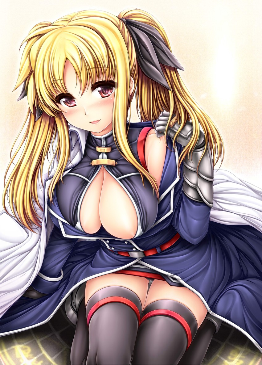 fate testarossa (lyrical nanoha and 1 more) drawn by uni8