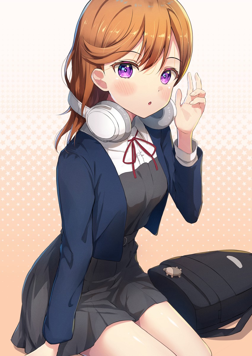 shibuya kanon (love live! and 1 more) drawn by b.ren