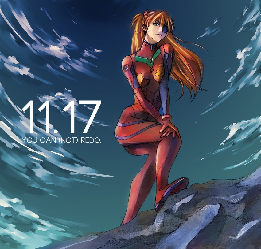souryuu asuka langley (neon genesis evangelion and 2 more) drawn by yu-yu_(quelsunwell)