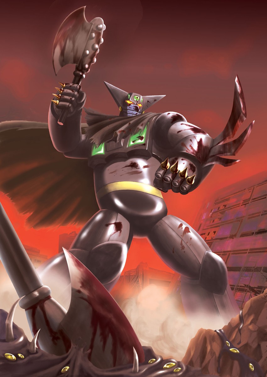 black getter (getter robo and 1 more) drawn by hiro_(hibikigaro)