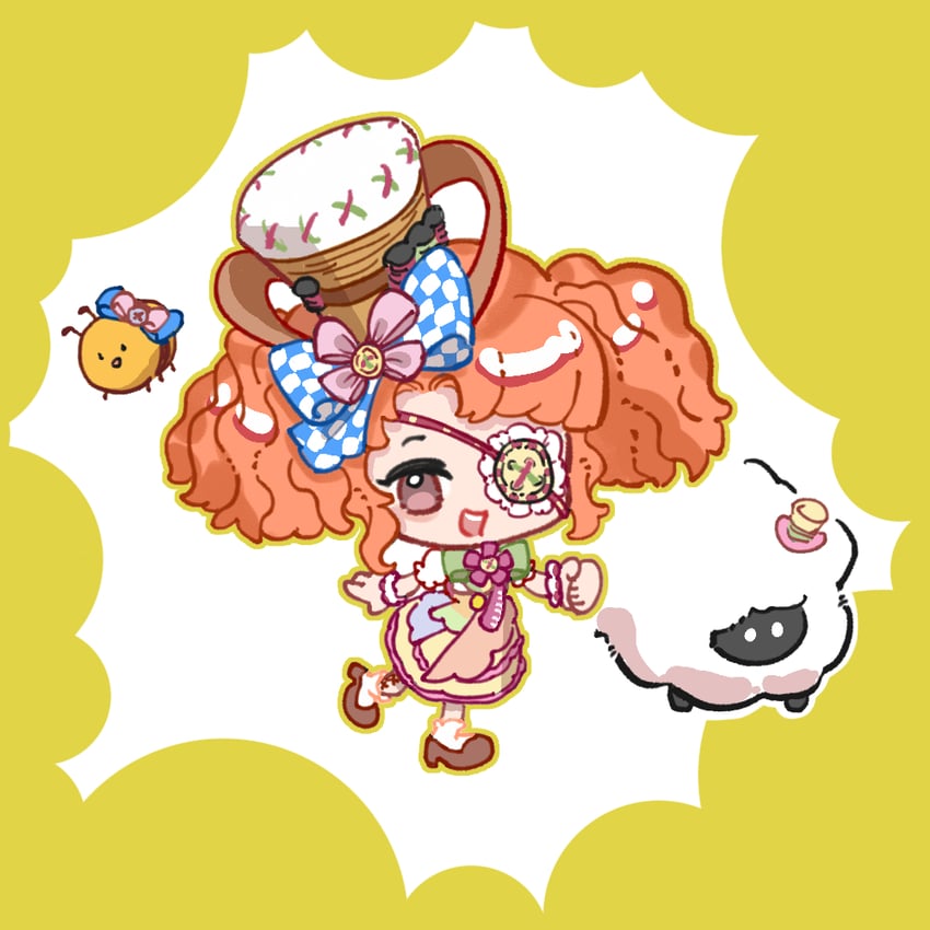 foodie bee and art of tailoring (nikki and 1 more) drawn by shuang_yuda_zhanglang