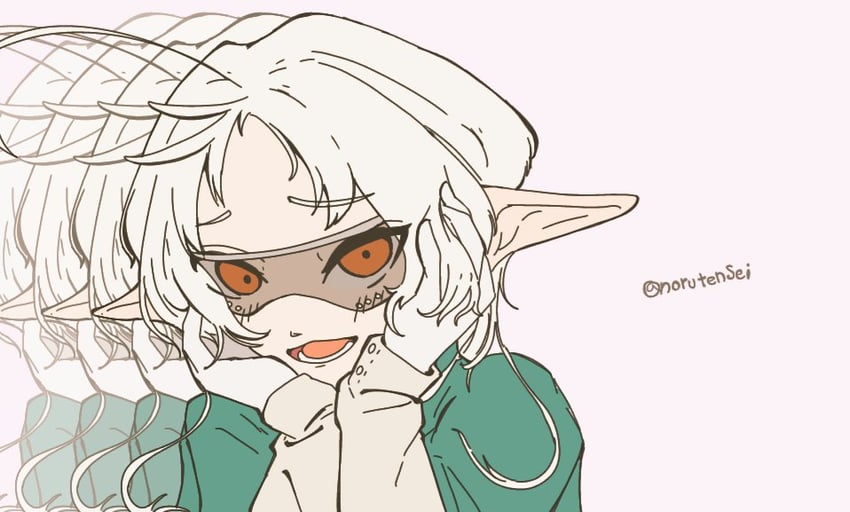 sylphiette (mushoku tensei and 2 more) drawn by norutensei