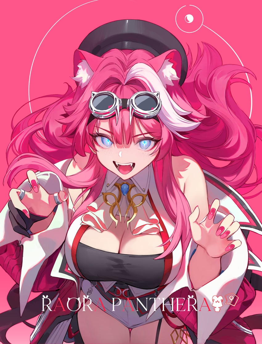 raora panthera (hololive and 1 more) drawn by nekojira