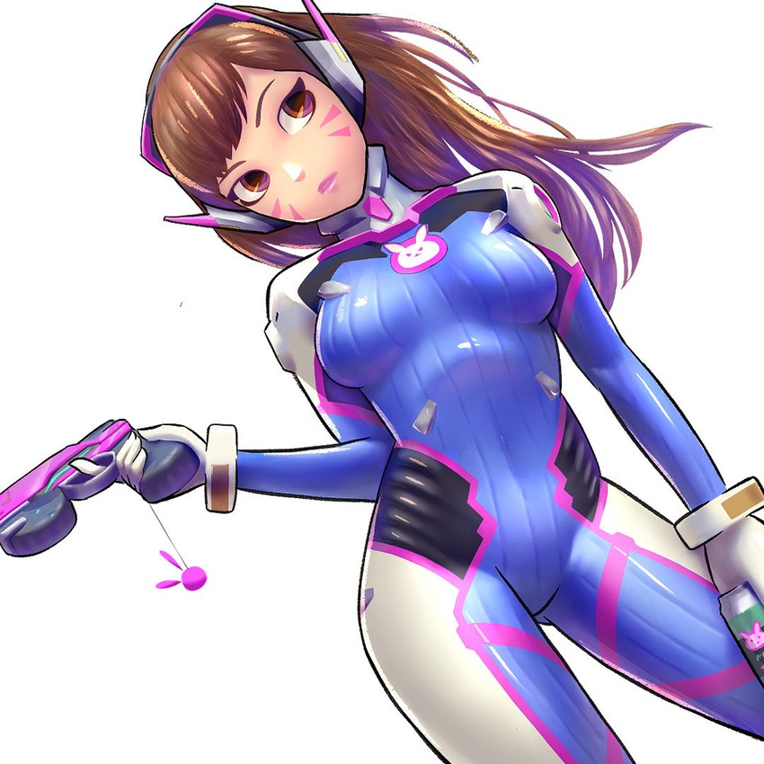d.va (overwatch and 1 more) drawn by bmo_art