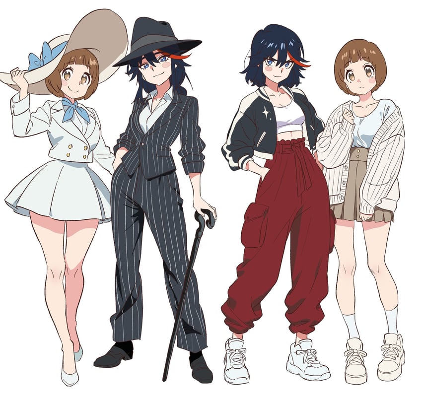matoi ryuuko and mankanshoku mako (kill la kill) drawn by sisi_am1011
