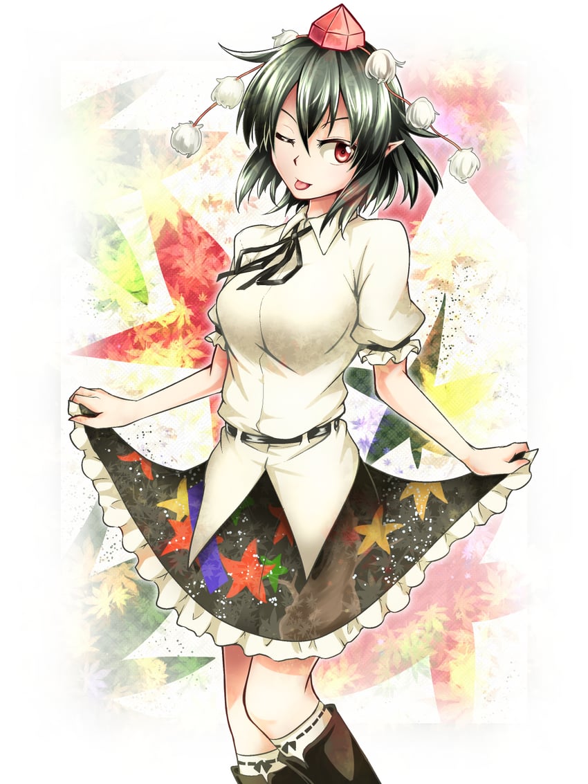 shameimaru aya (touhou and 1 more) drawn by ashiroku_(miracle_hinacle)