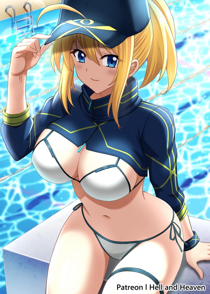 artoria pendragon and mysterious heroine xx (fate and 1 more) drawn by hellandheaven