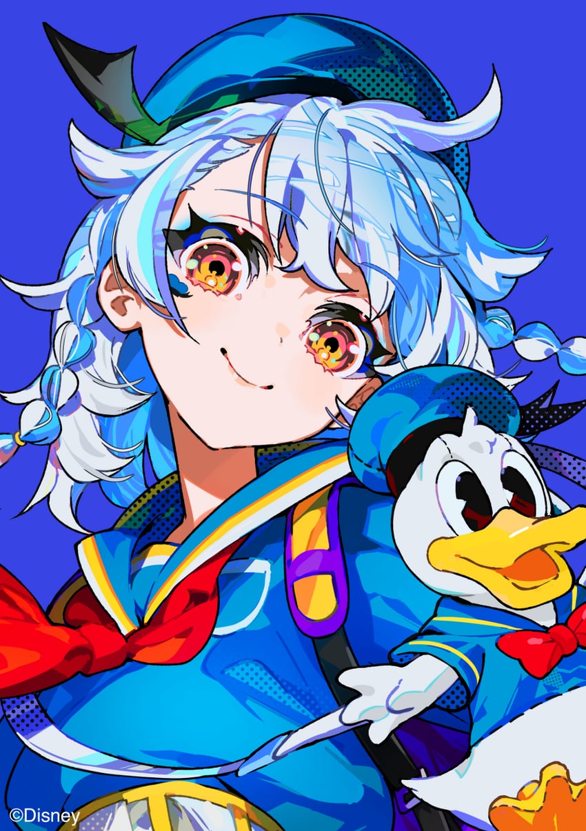 donald duck (original and 1 more) drawn by mika_pikazo