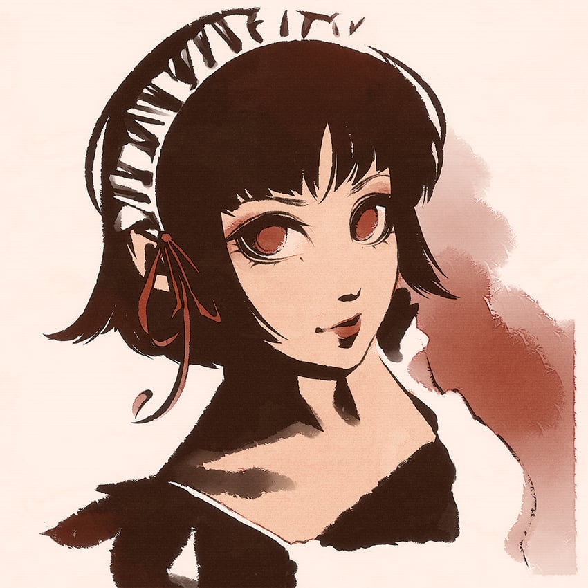 niijima makoto (persona and 1 more) drawn by moshimoshibe