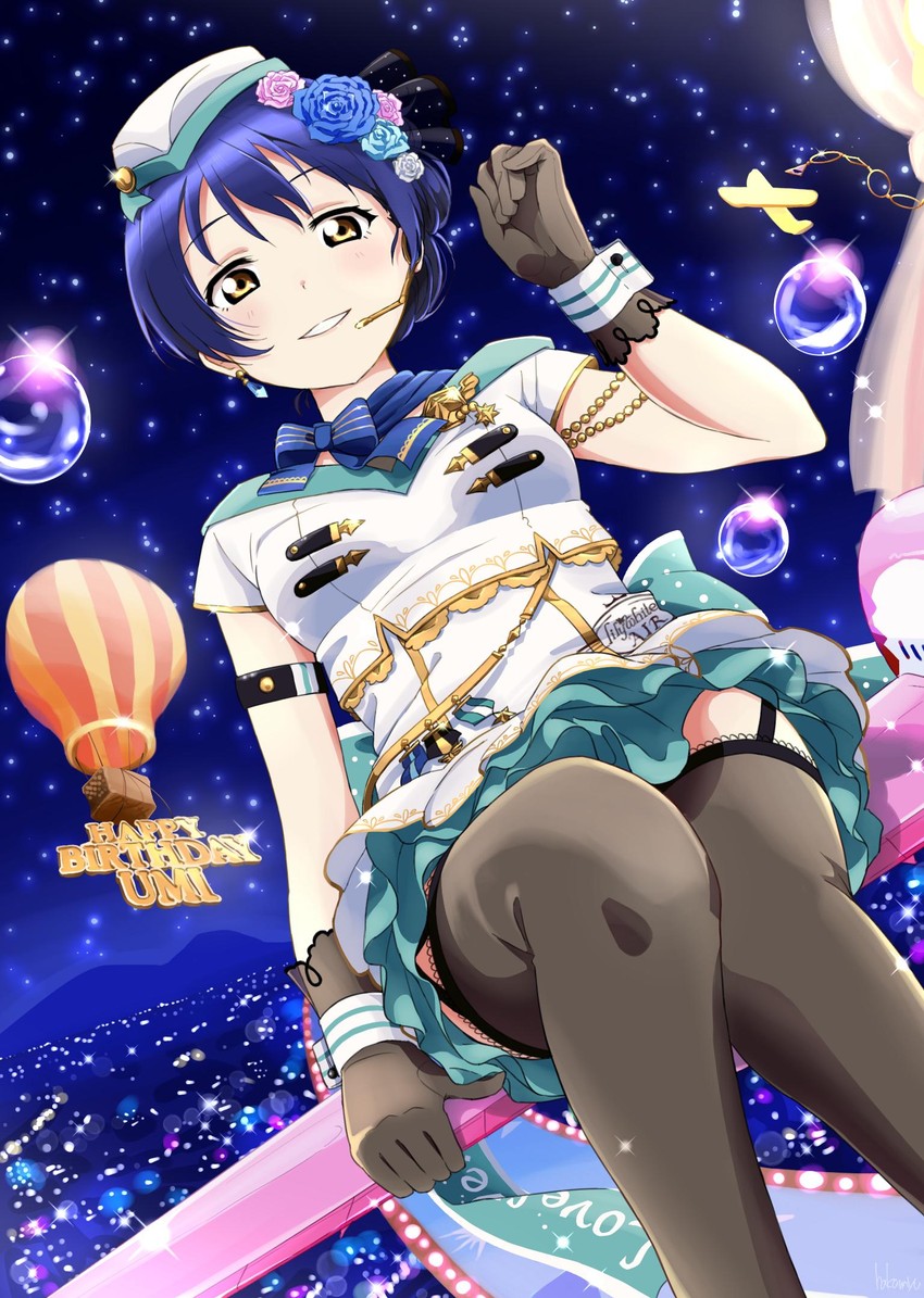 sonoda umi (love live! and 2 more) drawn by kizuuu226
