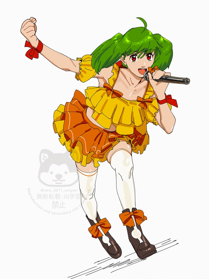 ranka lee (macross and 1 more) drawn by ojipon