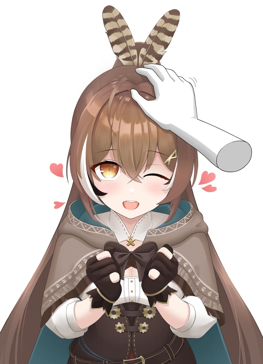 nanashi mumei (hololive and 1 more) drawn by okada9