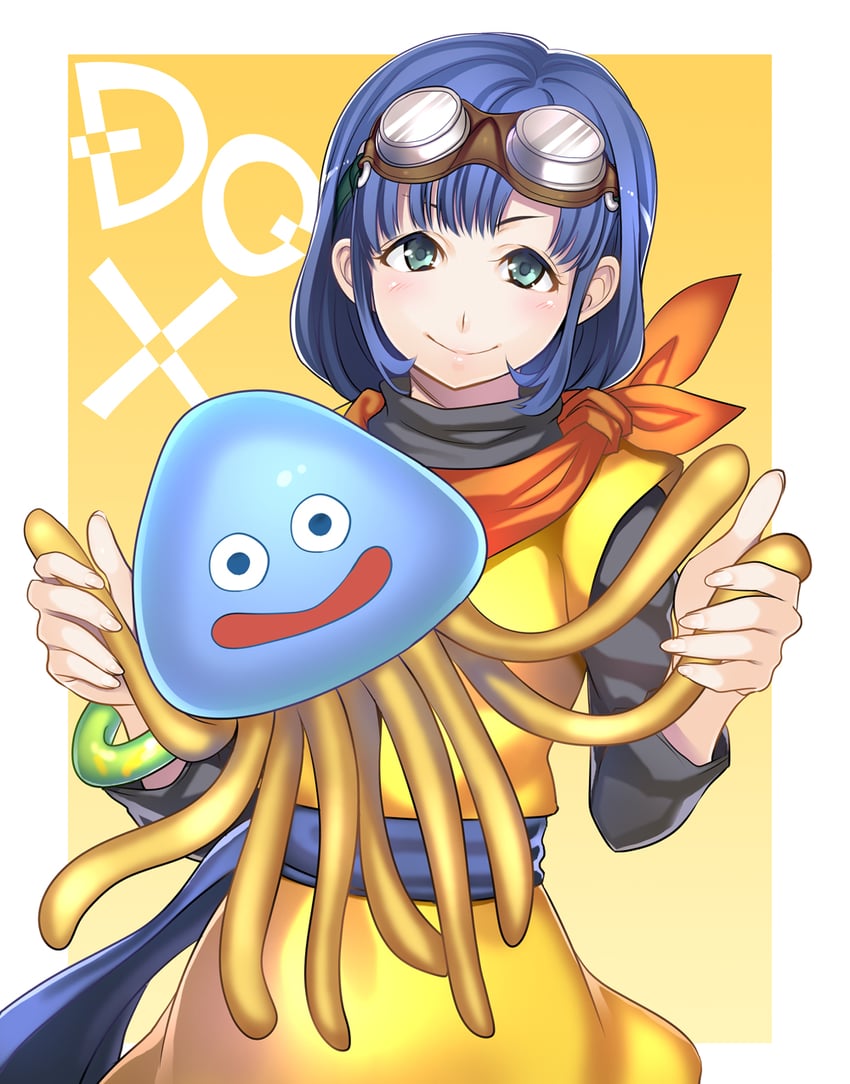 healslime and seraphy (dragon quest and 1 more) drawn by azu
