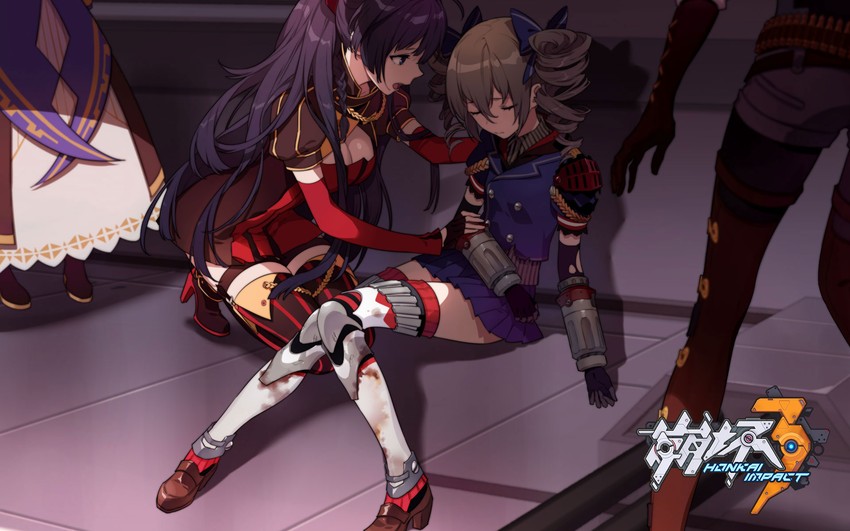 kiana kaslana, raiden mei, bronya zaychik, and theresa apocalypse (honkai and 1 more)