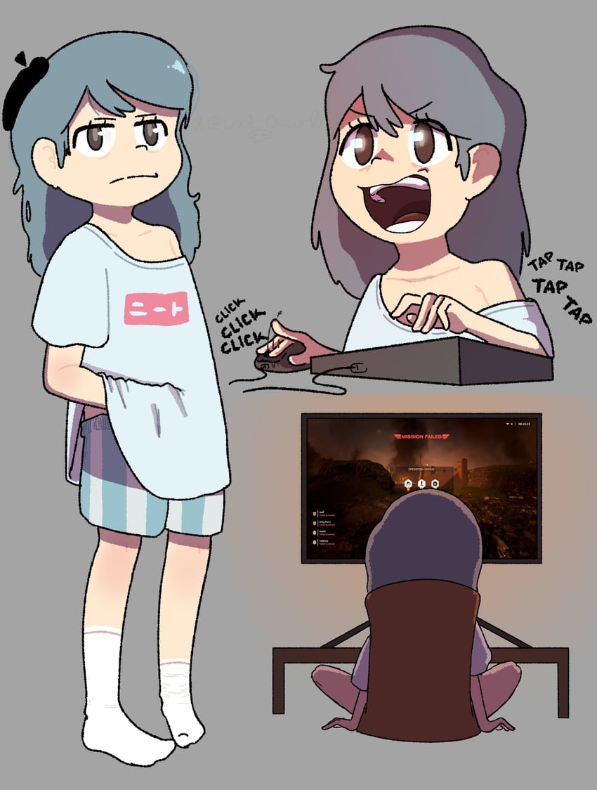 hilda (onii-chan wa oshimai! and 1 more) drawn by lord_oscur0