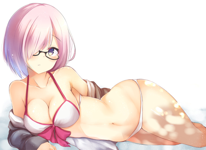 mash kyrielight (fate and 1 more) drawn by ashino