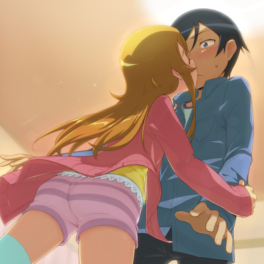 kousaka kirino and kousaka kyousuke (ore no imouto ga konna ni kawaii wake ga nai) drawn by kanna_asuke