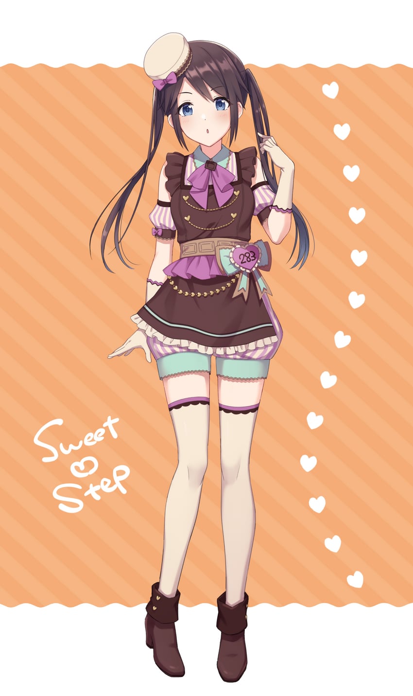 mitsumine yuika (idolmaster and 1 more) drawn by saka_nanato