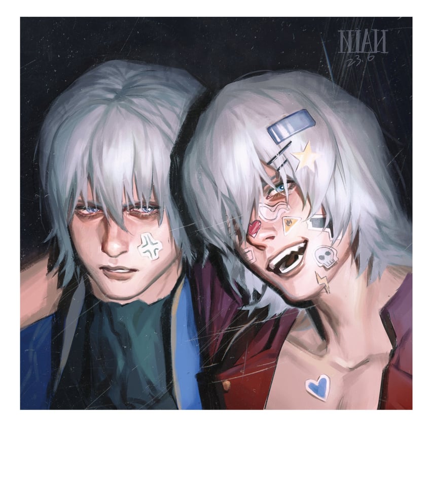 dante and vergil (devil may cry and 1 more) drawn by fanduolaishi123