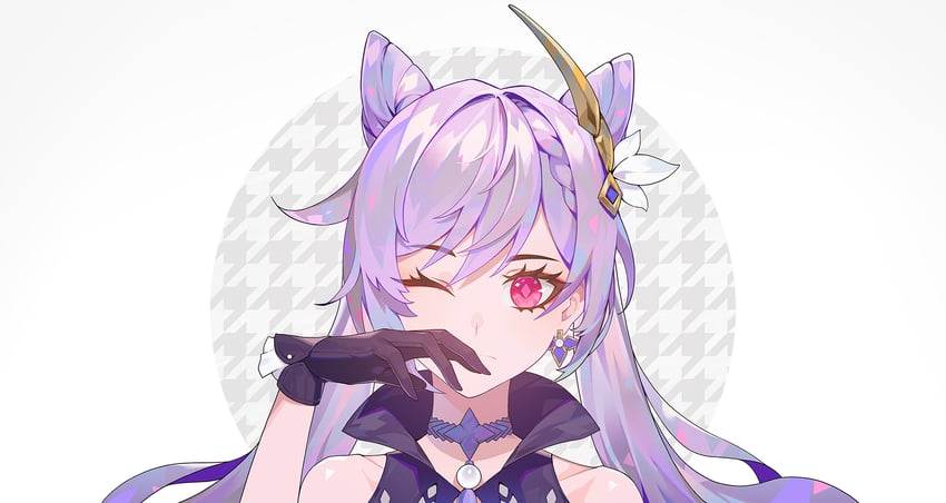 keqing (genshin impact) drawn by xdcstc
