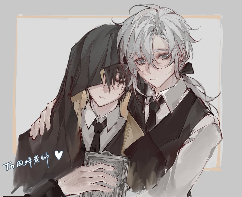 klein moretti and arrodes (lord of the mysteries) drawn by erligte