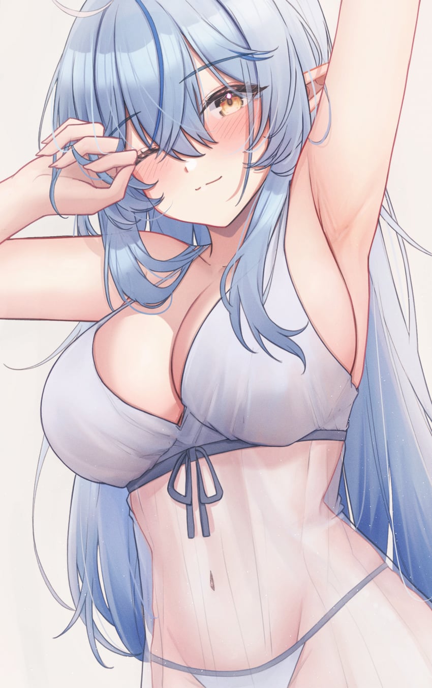 yukihana lamy (hololive) drawn by mofu07519