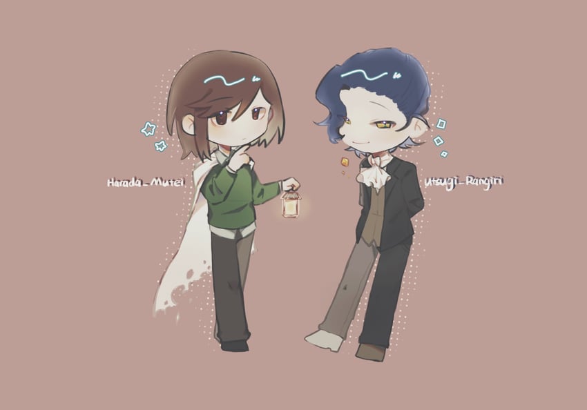harada mutei and utsugi rangiri (saibou shinkyoku) drawn by gou_(imsooohappy)