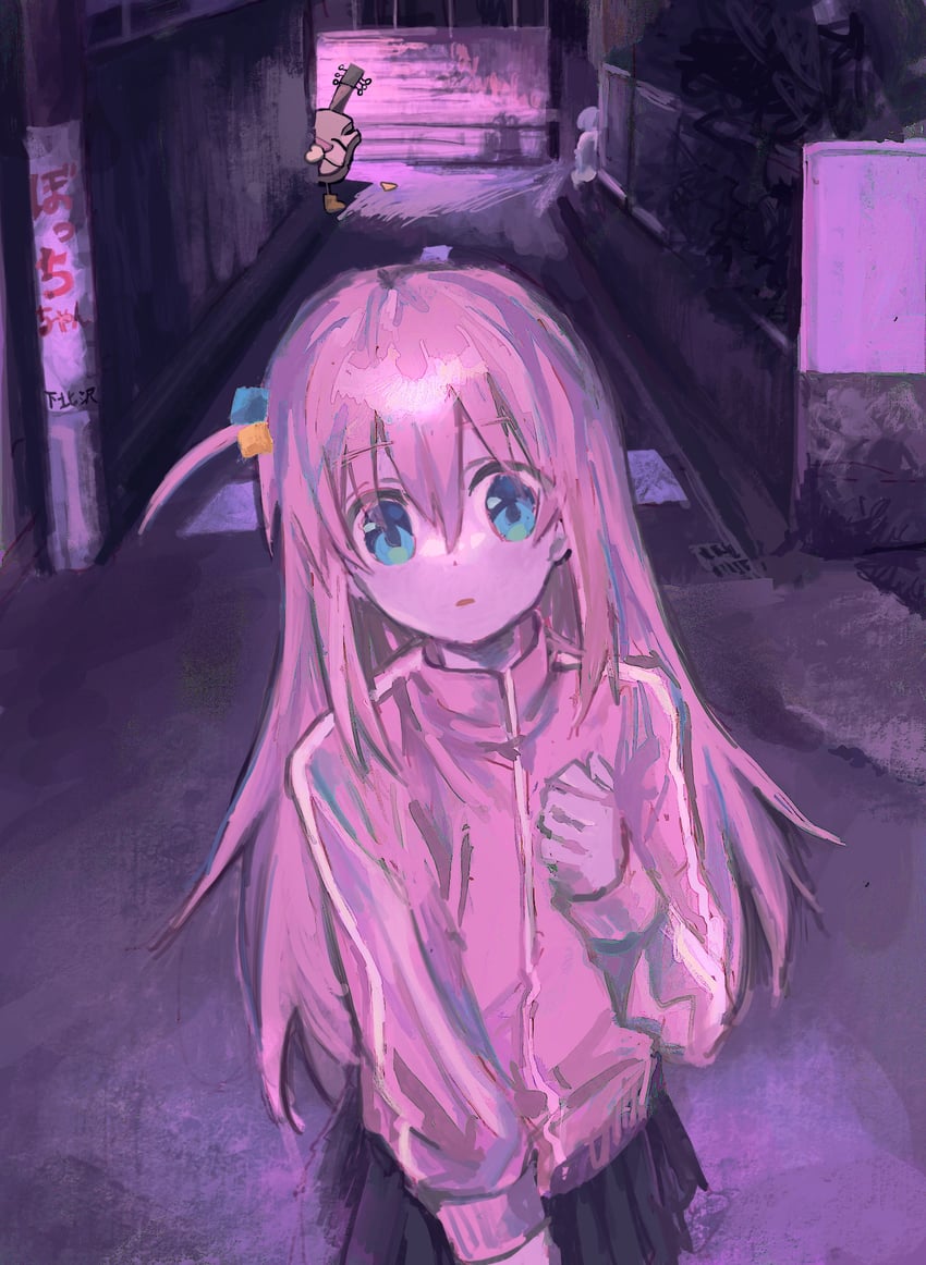gotoh hitori (bocchi the rock!) drawn by oqo_808