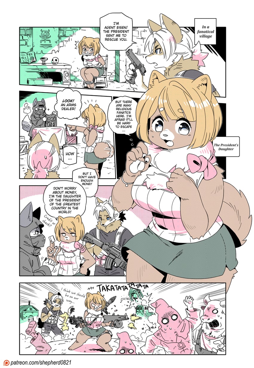 merchant and eisen (resident evil and 2 more) drawn by shepherd0821