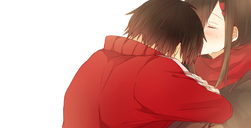 tateyama ayano and kisaragi shintarou (kagerou project) drawn by smilepanda_(lapin)