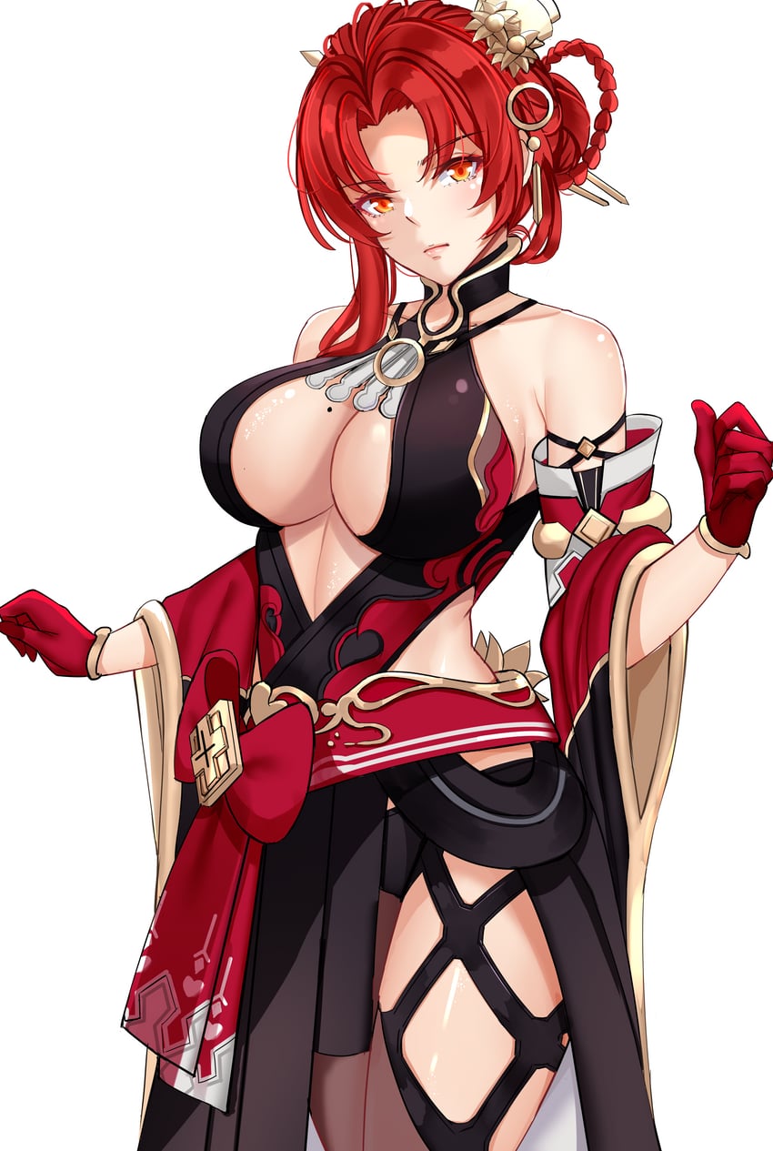murata himeko (honkai and 1 more) drawn by noise_paper